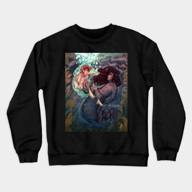 On The Rocks Crewneck Sweatshirt by CrossRoadArt